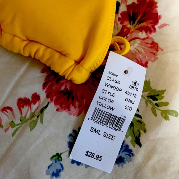 NWT small PACSUN Yellow Bikini - Picture 3 of 6